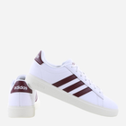 Tenisówki męskie z eko skóry adidas Grand Court 2.0 HP2534 41.5 Biały/Bordowy (4066746618356) - obraz 3