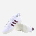 Чоловічі кеди низькі adidas Grand Court 2.0 HP2534 41.5 Білий/Бордовий (4066746618356) - зображення 4