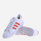 Tenisówki męskie z eko skóry adidas Grand Court 2.0 ID2948 40 Biały/Pomarańczowy (4066764253386) - obraz 4