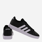 Tenisówki męskie z eko skóry adidas Grand Court Base 2.0 GW9251 40.5 Czarne (4065426721126) - obraz 3