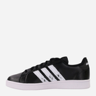 Tenisówki męskie z eko skóry adidas Grand Court Beyond GX5755 40.5 Czarny/Biały (4065418173346) - obraz 2