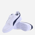 Tenisówki męskie z eko skóry Puma Shuffle 309668-24 43 Biały/Ciemnoniebieski (4065452569174) - obraz 4