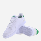 Чоловічі кеди низькі Puma Shuffle 309668-25 46 Білий/Зелений (4065452842574) - зображення 4