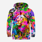 Bluza męska z kapturem Mr. Gugu & Miss Go Colorful Lion H-K2202 S Multicolor (5903845210496)