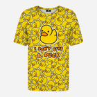 Футболка чоловіча Mr. Gugu & Miss Go I Don'T Give A Duck Tsh2322 4XL Жовта (5903845341992) - зображення 1