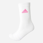 Zestaw damskich skarpet wysokich bawełnianych 3 pary Adidas IP2635 Cushioned Crew 3P 34-36 Białe (4067886373259) - obraz 2