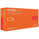 Рукавиці латексні Mercator Medical Dermagel Coated L Білі 100 шт