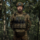 Сумка-напашник PRO 1-го Ukrarmor класса защиты. Размер XL (19х26 см). Материал Cordura 500D. Мультикам - изображение 9