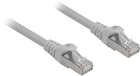 Патч-корд Sharkoon Cat 6a S/FTP 15 м сірий (4044951020362)