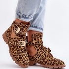 Botki damskie wysokie Rock Girl 39 Leopardowe (5905677015355) - obraz 3