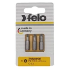Набор бит Felo 25 мм PZ1/PZ2/PZ3 1/4" С 6,3 ВОХ (3 шт) 02193216 (14225)