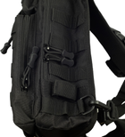 Тактична сумка через плече Tribe Sling Pack 6.5 л Чорна (T-IE-0003-black) - зображення 9