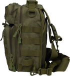 Тактическая сумка через плечо Tribe Sling Pack 6.5 л Оливковая (T-IE-0003-olive) - изображение 5