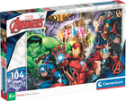 Puzzle Clementoni Avengers seria Brilliant 104 elementy 20181 (8005125201815)