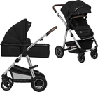 Універсальна коляска 2 в 1 Lionelo Amber Black Silver (LO-AMBER 2IN1 BLACK SILVER)