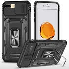 Протиударний чохол Camshield Army Ring для Apple iPhone 7 plus / 8 plus (5.5") Чорний / Black