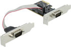 Karta rozszerzeń Delock PCI Express - 2 x Serial RS-232 (4043619899180)