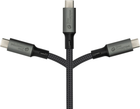 Kabel Good Connections USB 4.0 240 W 8K 60 Hz 0.5 m Black (2404-TK005A) - obraz 5