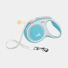 Рулетка для собак Flexi New Comfort XS голубая, 3м до 12кг (лента)