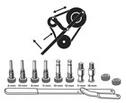 Набір ключів NEO Tools для натягу клинових ременів 11 шт. 11-168 (5907558437324) - зображення 7