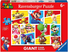 Пазл Ravensburger Super Mario Giant 70 x 50 см 125 деталей (4005556056408) - зображення 1