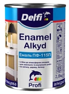 Эмаль алкидная DELFI ПФ-115П серый 2,8 кг