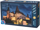 Puzzle D-Toys Rumunia Zamek Corvin nocą 68 x 47 cm 1000 elementów (5947502874775) - obraz 1