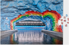 Puzzle Printworks Subway Art Rainbow 70 x 50 cm 1000 elementów (7350108172295) - obraz 2