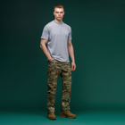 Комплект футболок Basic Ukrarmor Military T-shirt без логотипа. Материал Cottone/Elastane, серый M - изображение 5