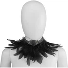 Комір Чорний птах SETA Decor 23-639BLK-SL