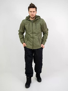 Мужская куртка Eagle Soft Shell JA-01-0 с флисом Olive Green XL - изображение 7