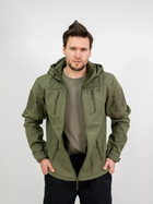 Мужская куртка Eagle Soft Shell JA-01-0 с флисом Olive Green XL - изображение 9