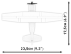 Klocki konstrukcyjne Cobi Cessna 172 Skyhawk 160 elementów (5902251266202) - obraz 5