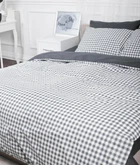 Пододеяльник Moon&Star Ranforce Elite Gray Square Евро 200x220 см (MS-870000418)