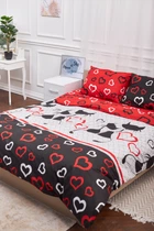 Пододеяльник Moon&Star Бязь Gold Люкс Love Cats Полуторный 143x210 см (MS-870000575)