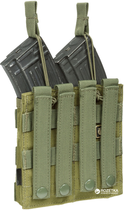 Подсумок открытый для двух магазинов АК / М16 P1G-Tac MOLLE Rifle Mag's Bunji Pouch RMBP P120002OD Оливковый (2000980346264) - изображение 4