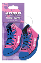 Освіжувач сухий лист кеди - "Areon" - Fresh Wave - Bubble Gum (Жуйка) (10шт/360ящ)