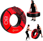 Opona do crossfitu HMS Premium 80 kg Czerwony (5907695592153) - obraz 8