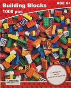 Набор строительных блоков (кирпича) для любой тематики развивающего детского конструктора, 1000 шт