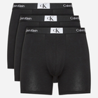 Zestaw majtek męskich typu bokserki bawełnianych Calvin Klein Underwear 000NB3529A-UB1 L 3 szt Czarny (8720107562585)