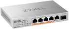 Комутатор Zyxel XMG-105HP Unmanaged 5x 2.5G PoE 1x SFP+ (XMG-105HP-EU0101F)