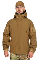 Тактична куртка WinTac Soft Shell VIKING Coyote 4XL койот - зображення 1