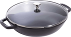 Patelnia Wok Staub Czarna 30 cm (3272340018626)