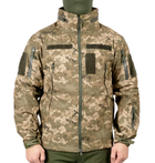 Демісезонна тактична куртка WinTac Soft Shell Stalker MM14 XL піксель - изображение 1