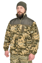 Тактична флісова кофта WinTac Sarmat ММ14 Fleece 300 гр/м 3XL піксель - изображение 1