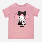 Дитяча футболка для дівчинки Спиногриз Kuromi Melody 10-00737 128 см Рожева (ROZ6501019621)