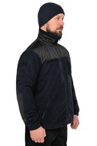 Тактична флісова кофта WinTac Jacket Dark blue Ultrasoft М-300 XXS темно синя - зображення 2