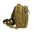 Сумка через плече Tribe Sling Pack 6,5 L T-IE-0003, coyote - зображення 3