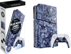 Накладка Maxx Tech PS5 Slim Faceplates + Controller Faceplates Blue Wave Camo (5055957705374) - зображення 1