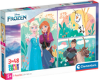 Puzzle Clementoni Disney Frozen II 3 w 1 3 na 48 elementów (8005125252848) - obraz 1